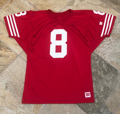 Vintage San Francisco 49ers Steve Young Wilson Football Jersey, Size Large