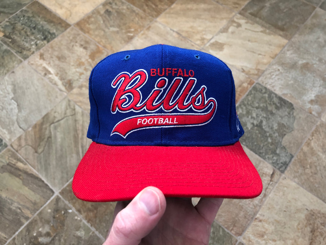 Vintage Buffalo Bills Pin Stripe Script Snapback Football Hat – Stuck In  The 90s Sports