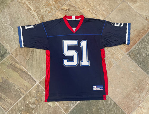 Vintage Buffalo Bills Takeo Spikes Reebok Football Jersey, Size Large