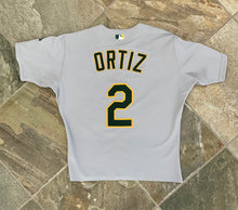 Load image into Gallery viewer, Vintage Oakland Athletics Jose Ortiz Rawlings Game Worn Baseball Jersey, Size Large