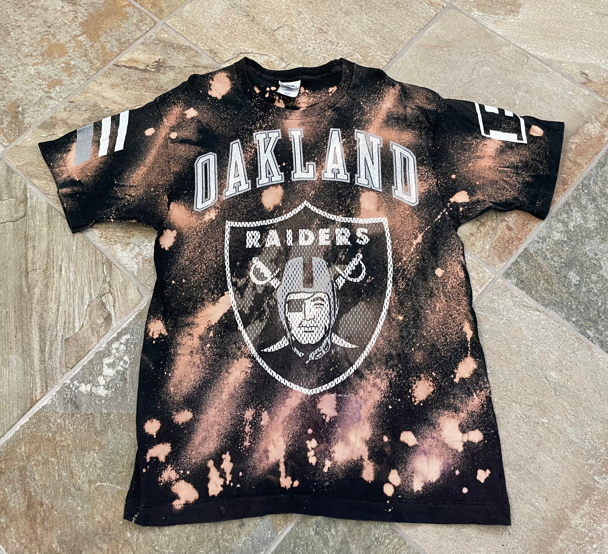 90s RAIDERS Jersey Dress / Black Oakland Raiders Athletic