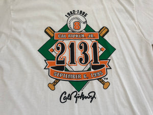 Vintage Baltimore Orioles Cal Ripken Jr. Baseball Tshirt, Size XL