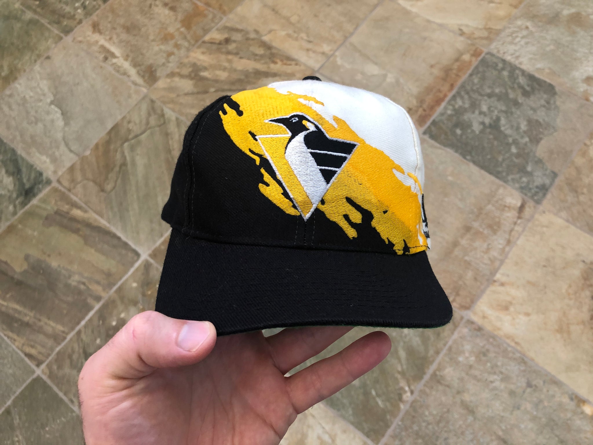 Vintage Pittsburgh Steelers Logo Athletic Splash Snapback Football Hat –  Stuck In The 90s Sports