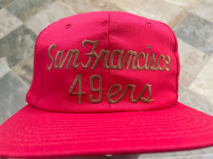 Vintage San Francisco 49ers Starter Eastport Script Snapback Football Hat