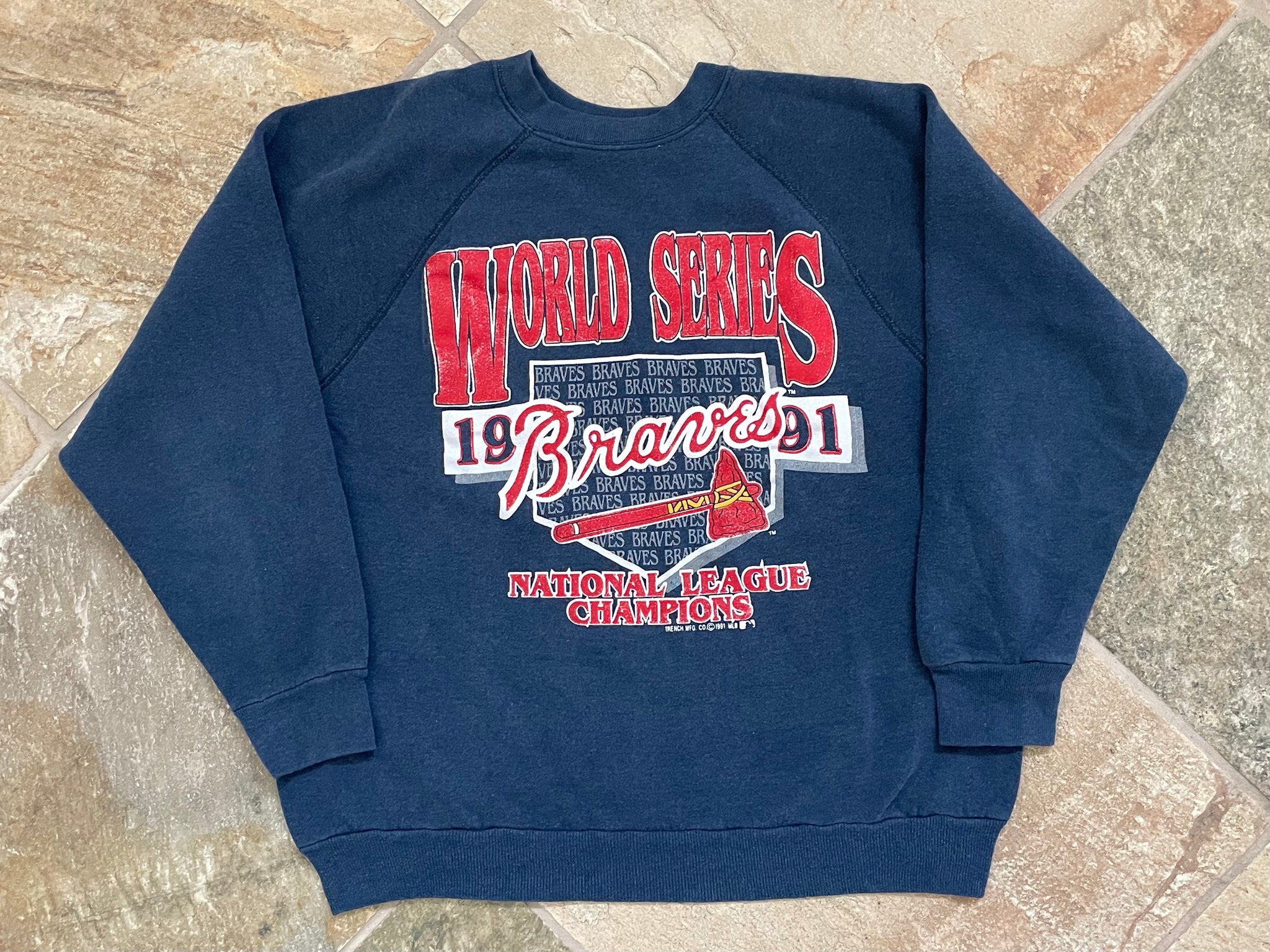 Vintage 1991 MLB Atlanta Braves Shirt, Unisex T-Shirt Sweatshirt