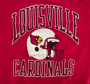 Vintage Louisville Cardinals College Sweatshirt, Size XL