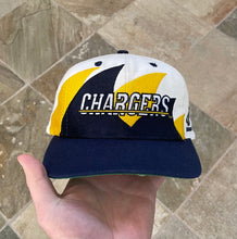 Load image into Gallery viewer, Vintage San Diego Chargers Logo Athletic Double Sharktooth Snapback Football Hat