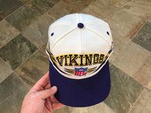 Load image into Gallery viewer, Vintage Minnesota Vikings Logo Athletic Diamond Snapback Football Hat