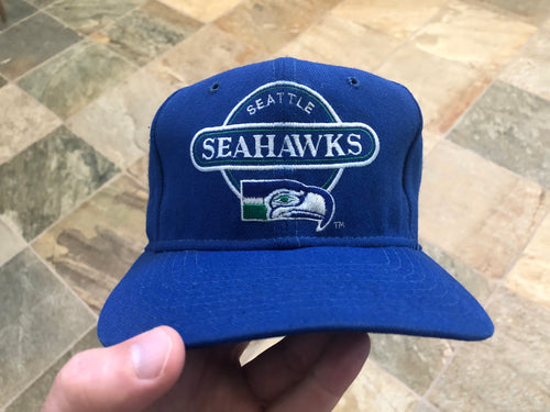 Vintage Seattle Seahawks Sports Specialties Circle Logo Snapback Football Hat