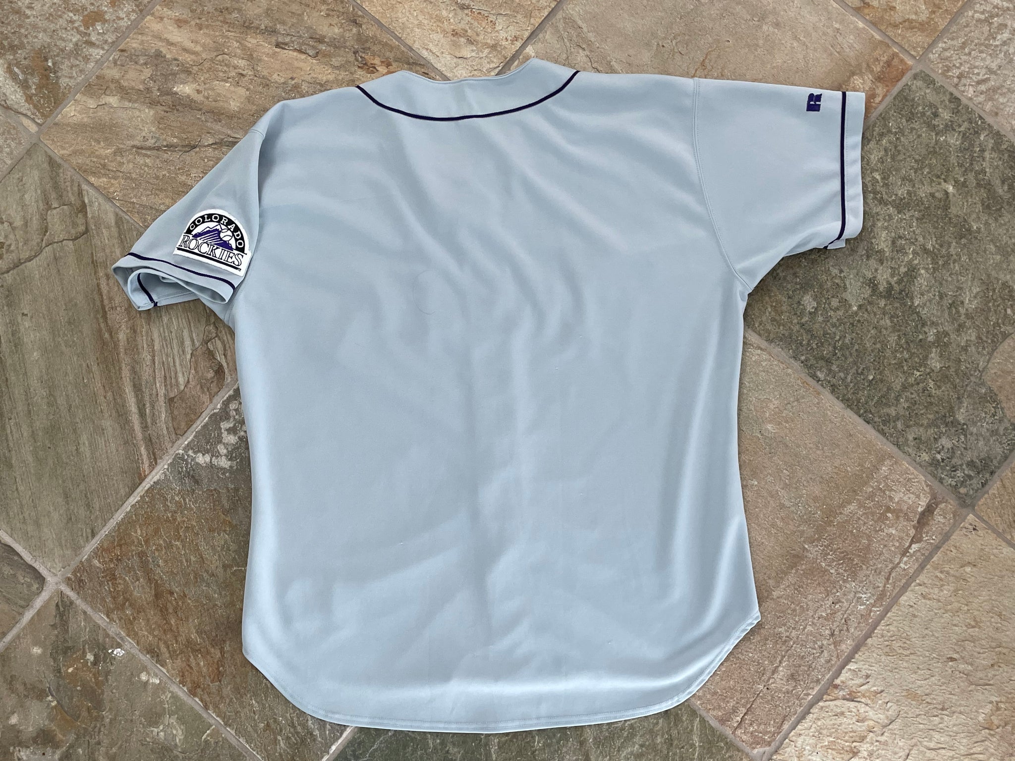 Vintage Colorado Rockies Russell Athletic Baseball Jersey, Size 52