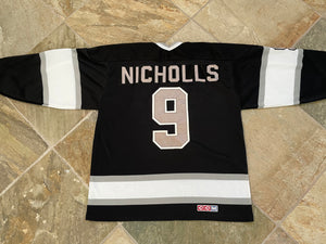 Vintage Los Angeles Kings Bernie Nicholls CCM Hockey Jersey, Size Large