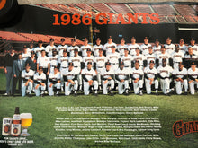 Load image into Gallery viewer, Vintage San Francisco Giants 1986 Baseball Team Poster