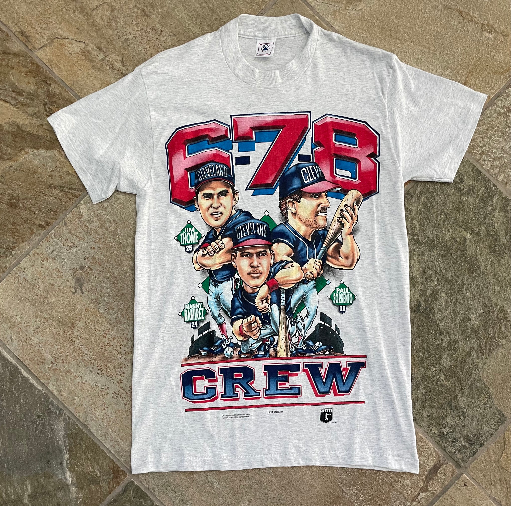 Vintage Cleveland Indians Shirt Xplosion Baseball Tshirt, Size