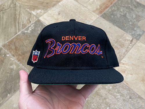 Vintage Denver Broncos Sports Specialties Script Snapback Football Hat