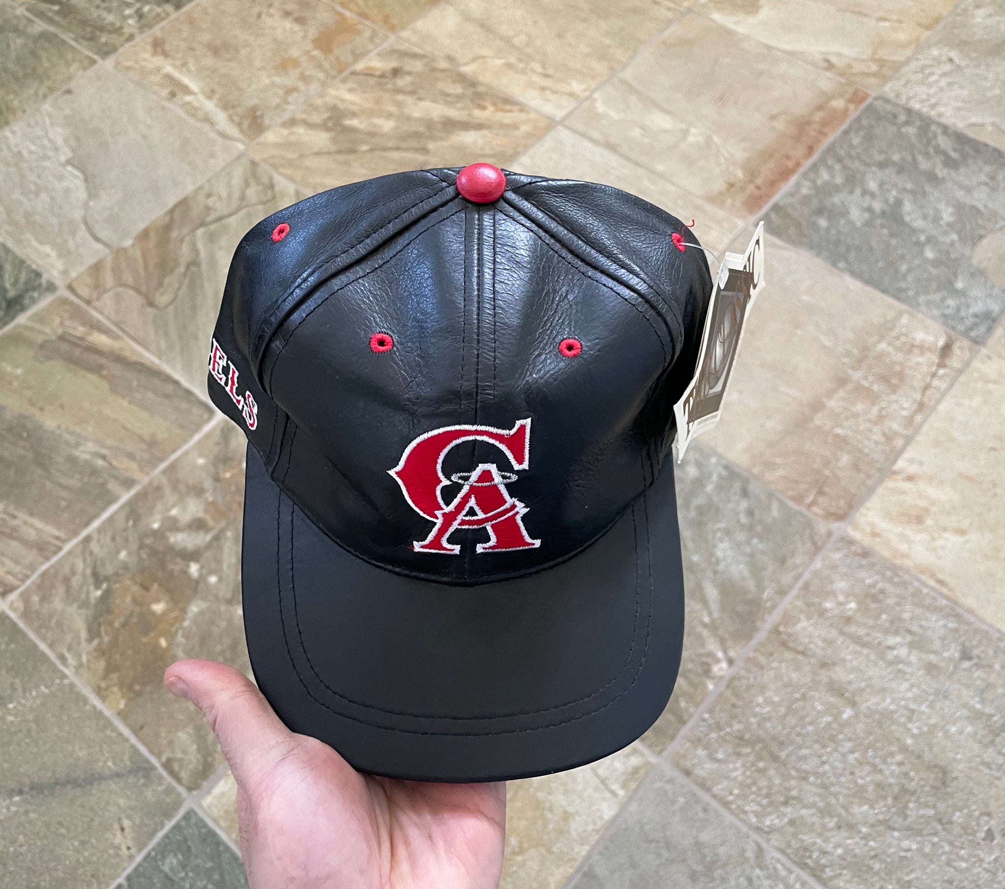 California ANGELS Vintage 90s Snapback Hat Deadstock Annco 