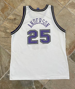 Vintage Sacramento Kings Nick Anderson Champion Basketball Jersey, Size 52, XXL
