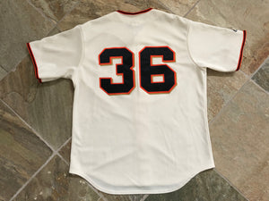 San Francisco Giants Gaylord Perry Majestic Baseball Jersey, Size Large