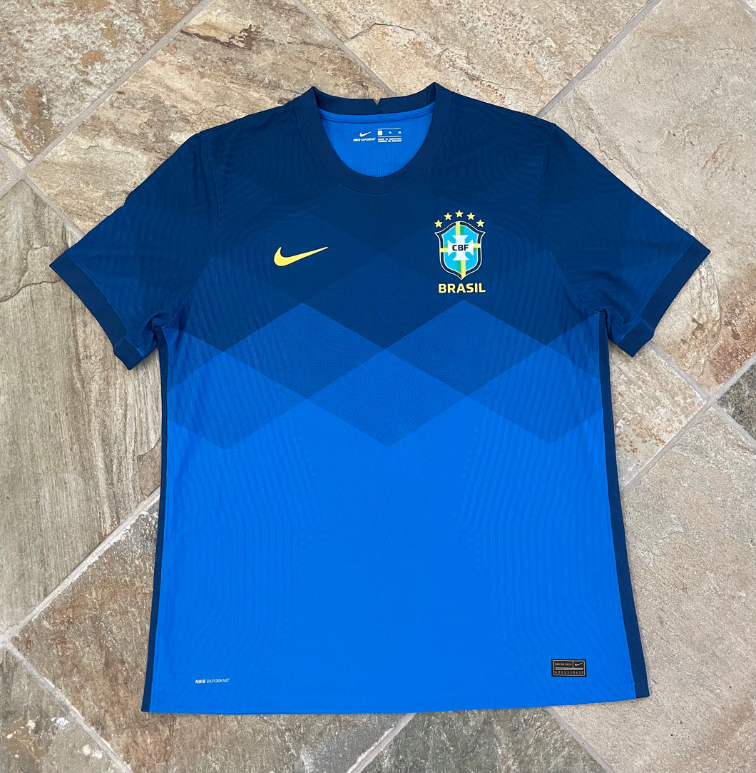 Brazil 2020 National Team Nike Vaporknit Soccer Jersey, Size XL