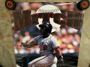 Vintage San Francisco Giants Kevin Mitchell Costacos Brothers Baseball Poster