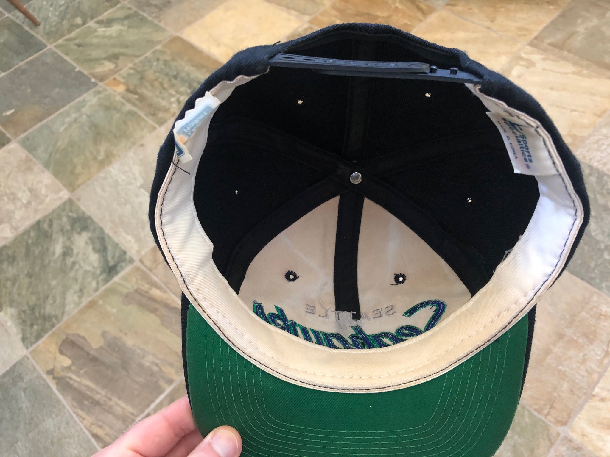 Vintage Seattle Seahawks construction hard hat - VintageSportsGear