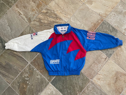 Vintage New York Giants Logo Athletic Sharktooth Football Jacket, Size Large