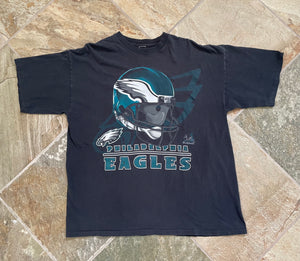 Vintage Philadelphia Eagles Riddell Football Tshirt, Size XXL