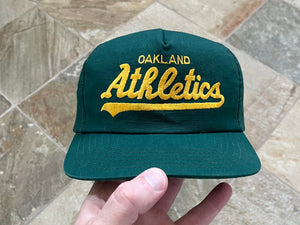 Vintage Oakland Athletics Sports Specialties Script Snapback Baseball Hat