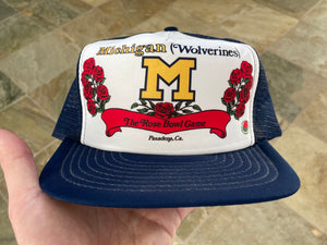 Vintage Michigan Wolverines Rose Bowl Snapback College Hat