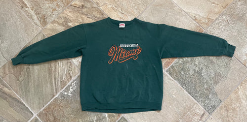 Vintage Miami Hurricanes Nutmeg College Sweatshirt, Size Large