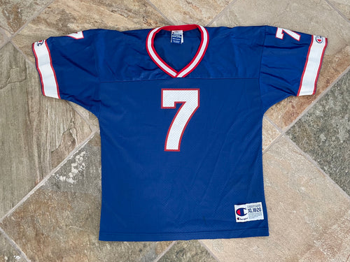 Vintage Buffalo Bills Doug Flutie Champion Football Jersey, Size Youth XL, 18-20