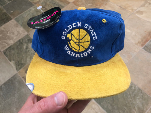 Vintage Golden State Warriors Universal Leather Snapback Basketball Hat