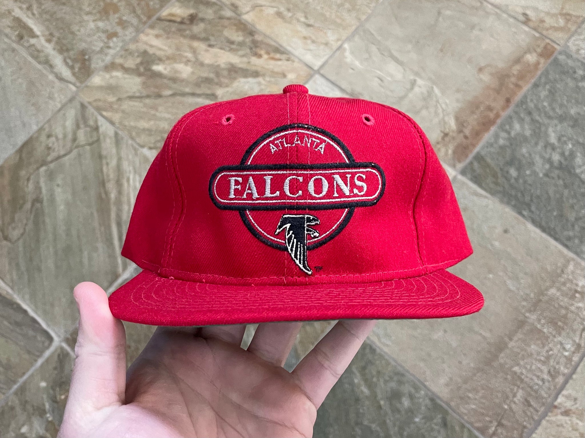 Vintage Atlanta Falcons Mesh Snapback Hat 80s Sports 