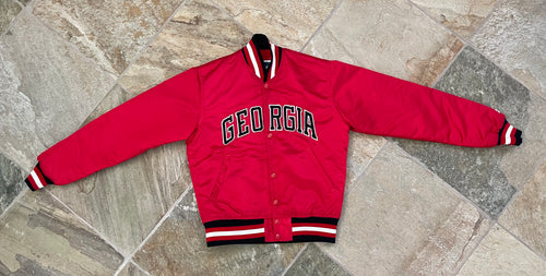 Vintage Georgia Bulldogs Starter Satin College Jacket, Size Small