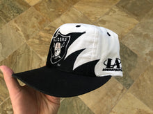 Load image into Gallery viewer, Vintage Oakland Raiders Logo Athletic Sharktooth Snapback Football Hat