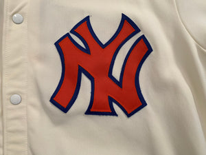 Vintage New York Knicks Sand Knit Warm up Basketball Jacket, Size 44, Large