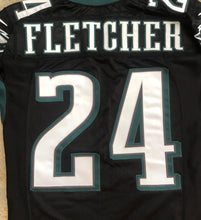 Load image into Gallery viewer, Philadelphia Eagles Bradley Fletcher Nike Game Worn Football Jersey, Size 44, Large