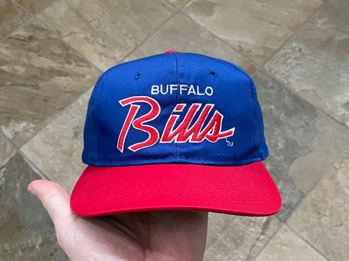 Vintage Buffalo Bills Sports Specialties Script Snapback Football Hat