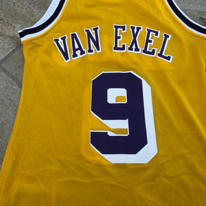 Vintage Los Angeles Lakers Nick Van Exel Champion Basketball Jersey, Size 36, Small
