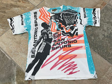 Load image into Gallery viewer, Vintage San Antonio Spurs David Robinson Magic Johnson Basketball Tshirt, Size Youth Medium, 8-10