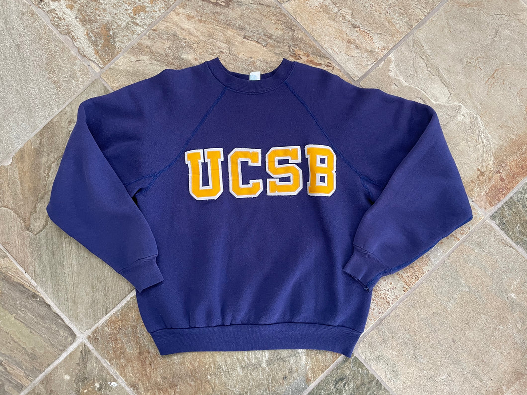 Vintage UCSB Santa Barbara Gauchos College Sweatshirt, Size Large