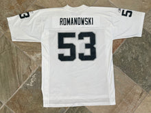 Load image into Gallery viewer, Vintage Oakland Raiders Bill Romanowski Reebok Football Jersey, Size Large