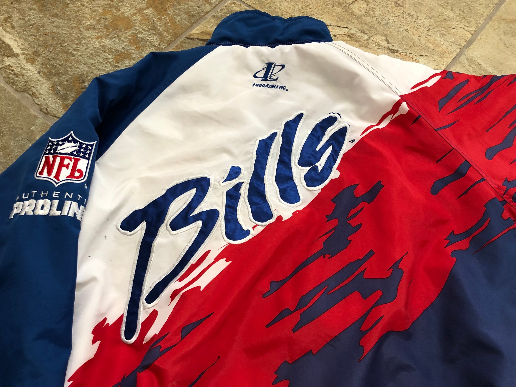 Vintage Buffalo Bills Logo Athletic Splash Jacket. Size L. $150