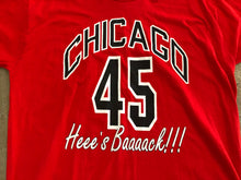 Load image into Gallery viewer, Vintage Chicago Bulls Michael Jordan #45 Basketball TShirt, Size Large