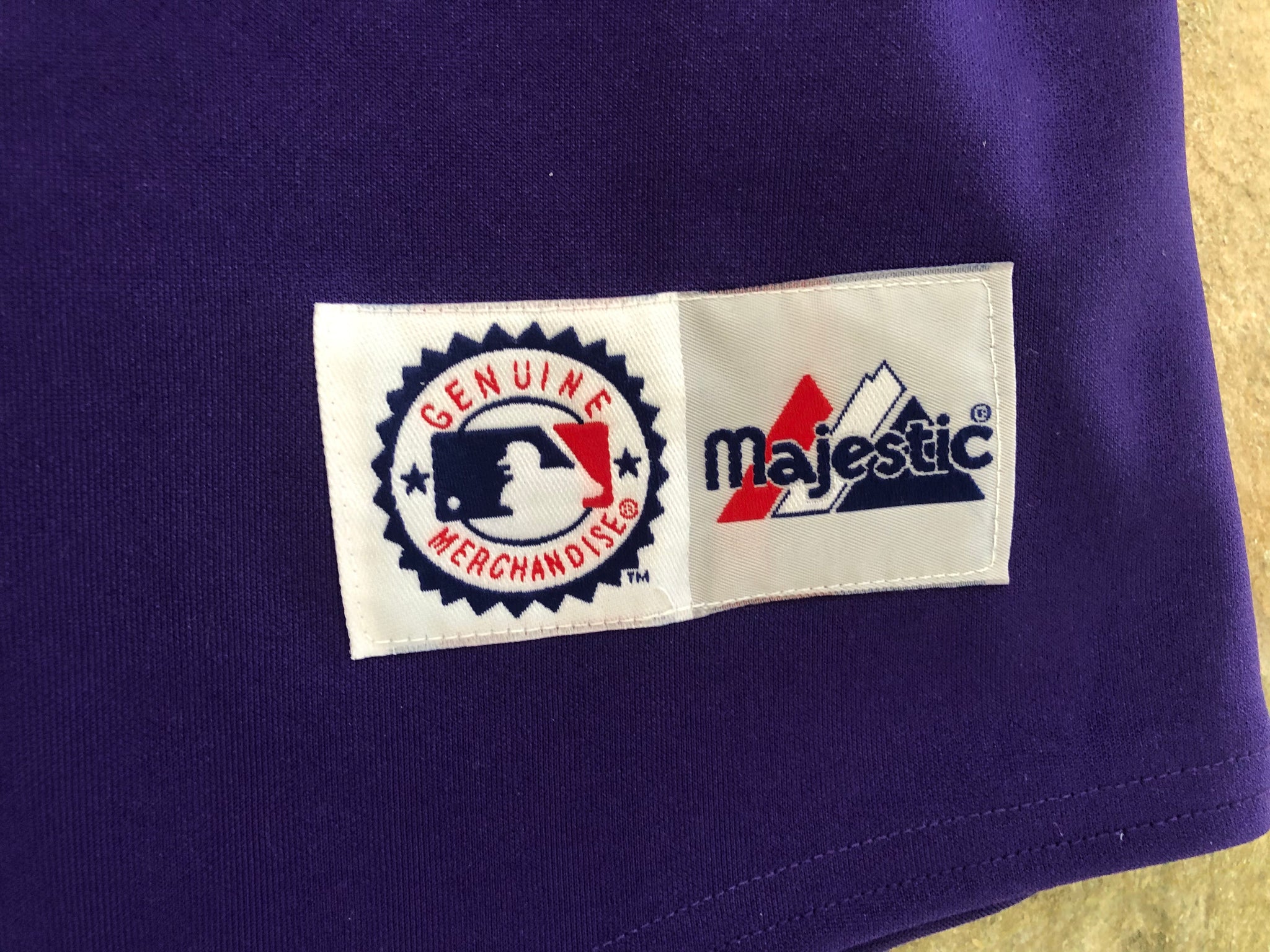 Vintage Baseball Majestic Shirt Purple vintage Majestic 