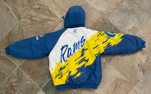 Vintage St. Louis Rams Logo Athletic Splash Parka Football Jacket, Size XL