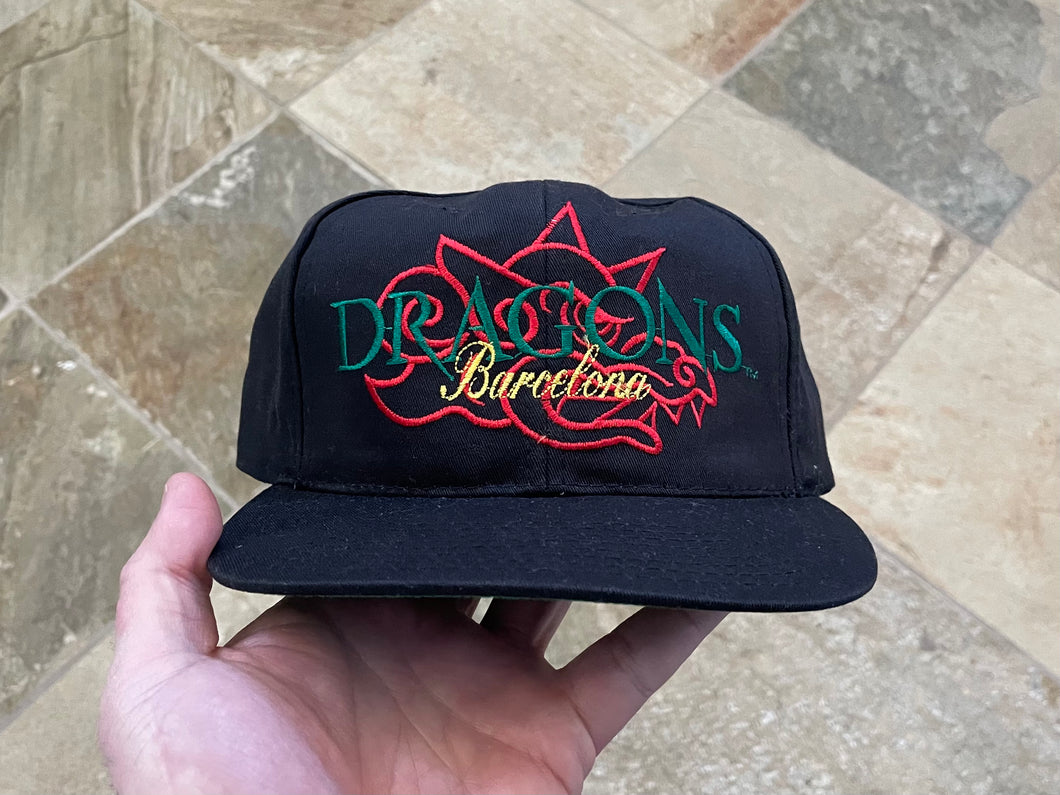 Vintage Barcelona Dragons American Needle Snapback Football Hat