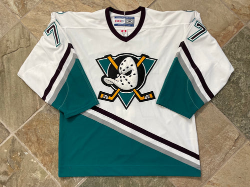 Vintage Anaheim Mighty Ducks Adam Oates CCM On Ice, Size 52, XXL