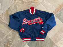 Load image into Gallery viewer, Vintage Atlanta Braves Starter Satin Baseball Jacket, Size Large