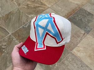 Vintage Houston Oilers The Game Big Logo Snapback Football Hat