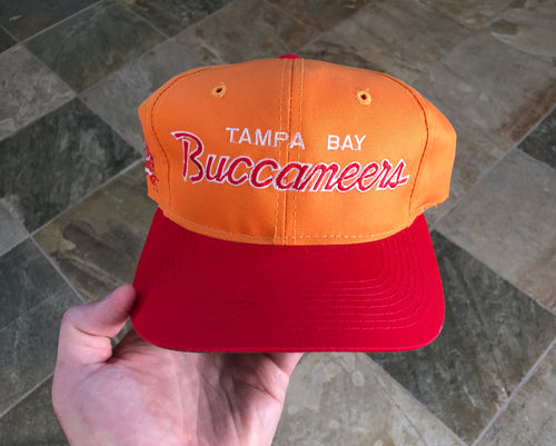 Vintage Tampa Bay Buccaneers Sports Specialties Script Snapback Football Hat